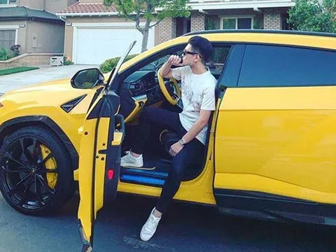 "Soi" siêu SUV Lamborghini Urus mới tậu của con trai Bầu Hiển